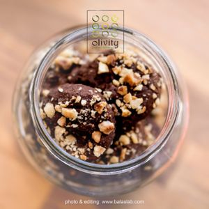 Choco chili cookies (suitable for vegans) at Olivity in Amsterdam