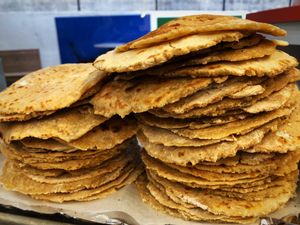 Grain free tortillas: made with quinoa and cassava flour.  at Soul Cocina in Durham