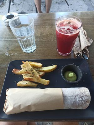 Wrap at Veganaki in Athens