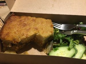 The best mousaka in Athens at Veganaki in Athens