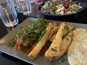 Vegan meatball Greek  at Veganaki in Athens