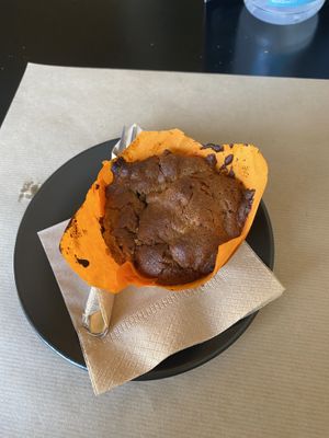 apple pie desert muffin thing🎀 at Veganaki in Athens