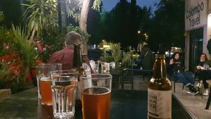 Beer at Veganaki in Athens