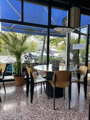 Inside at Veganaki in Athens