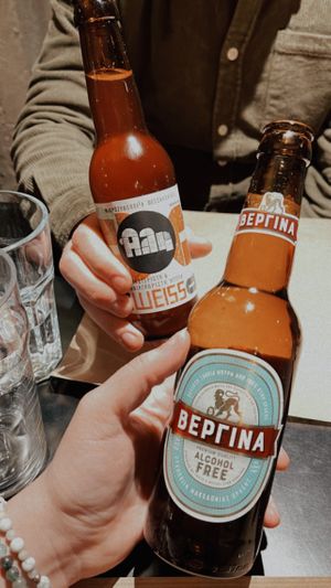 🍺💛  at Veganaki in Athens