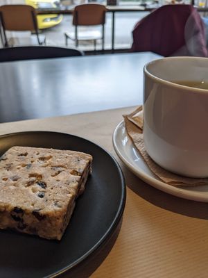 The tahini bar hit the perfect combination between salty and sweet at Veganaki in Athens