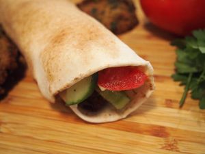 falafel at Veganaki in Athens