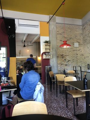 inside  at Veganaki in Athens