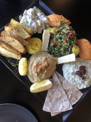 appetizer platter  at Veganaki in Athens