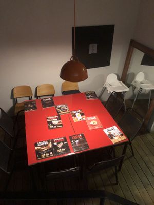 seating  at Veganaki in Athens