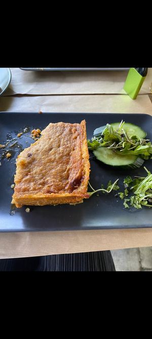 She did the same! at Veganaki in Athens