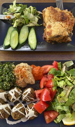 loved the falafel here   at Veganaki in Athens