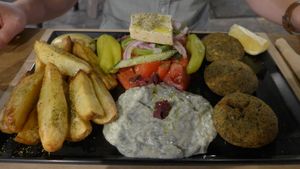 Veganaki special at Veganaki in Athens