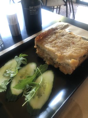 Moussaka   at Veganaki in Athens