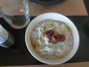 Tzatziki at Veganaki in Athens
