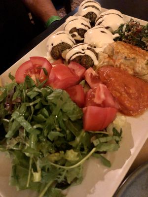 Falafel Plate  at Veganaki in Athens