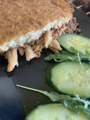 Pastitsio   at Veganaki in Athens