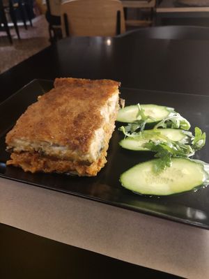 Moussaka at Veganaki in Athens