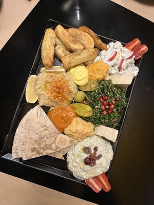 Appetiser plate for 4   at Veganaki in Athens