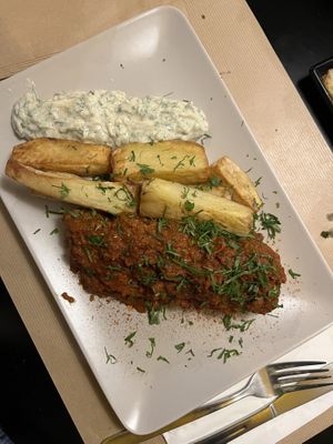 Meatballs  at Veganaki in Athens