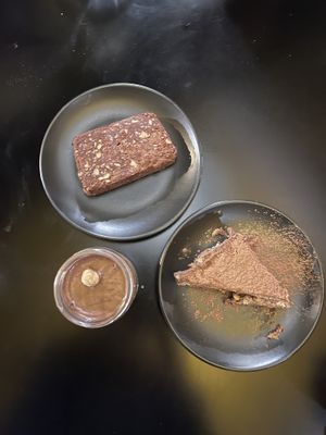 Selection of desserts   at Veganaki in Athens