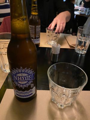 Gluten-free Beer at Veganaki in Athens