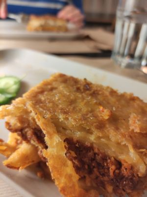 Pastitio at Veganaki in Athens