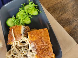 Mousaka at Veganaki in Athens