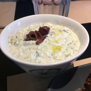 Tzatziki  at Veganaki in Athens