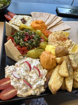 Appetizer platter was a 10!!!   at Veganaki in Athens
