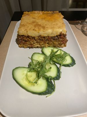 Pastitsio  at Veganaki in Athens