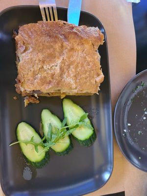 Mousaka at Veganaki in Athens