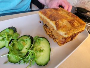 Mousakka at Veganaki in Athens