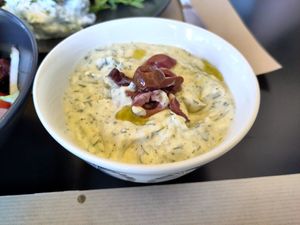 Tzatziki at Veganaki in Athens