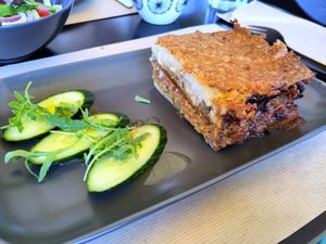 Moussaka at Veganaki in Athens