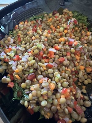 Lentil Ginger Salad  at Veganaki in Athens