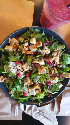 Salad at Veganaki in Athens