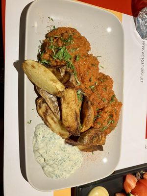 Soutzoukakia  at Veganaki in Athens