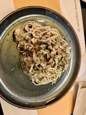 Carbonara  at Veganaki in Athens