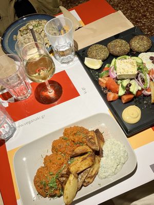 Dinner  at Veganaki in Athens