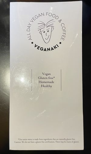 Veganaki Menu - Front #Veganuary at Veganaki in Athens