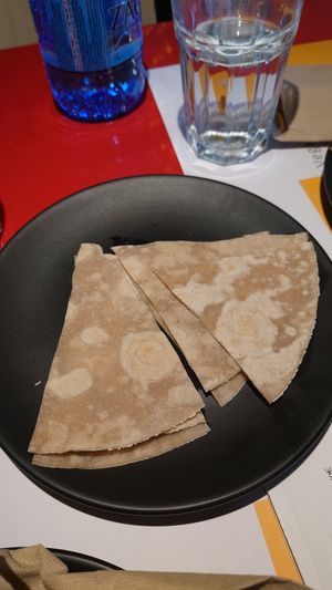 Second portion of bread... Again 3,50€ 😥 at Veganaki in Athens