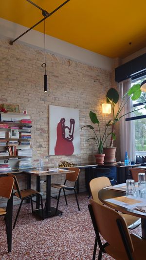 Inside at Veganaki in Athens