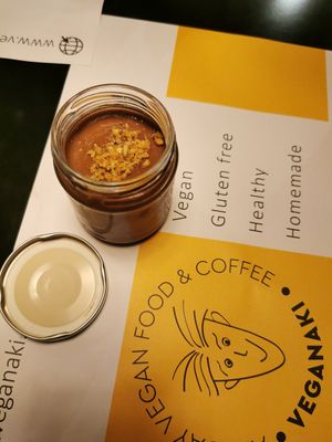 Hazelnut Praline at Veganaki in Athens