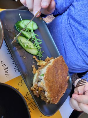 Moussaka at Veganaki in Athens