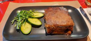 Moussaka at Veganaki in Athens