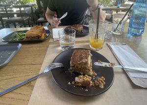 Moussaka  at Veganaki in Athens