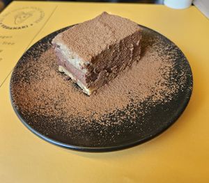 Very tasty Tiramisu. at Veganaki in Athens