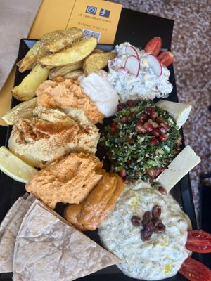 Mixed platter  at Veganaki in Athens