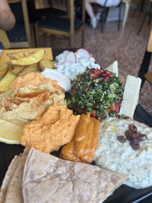 Appetizer- mixed platter  at Veganaki in Athens